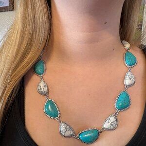 Justin Boots Turquoise Necklace